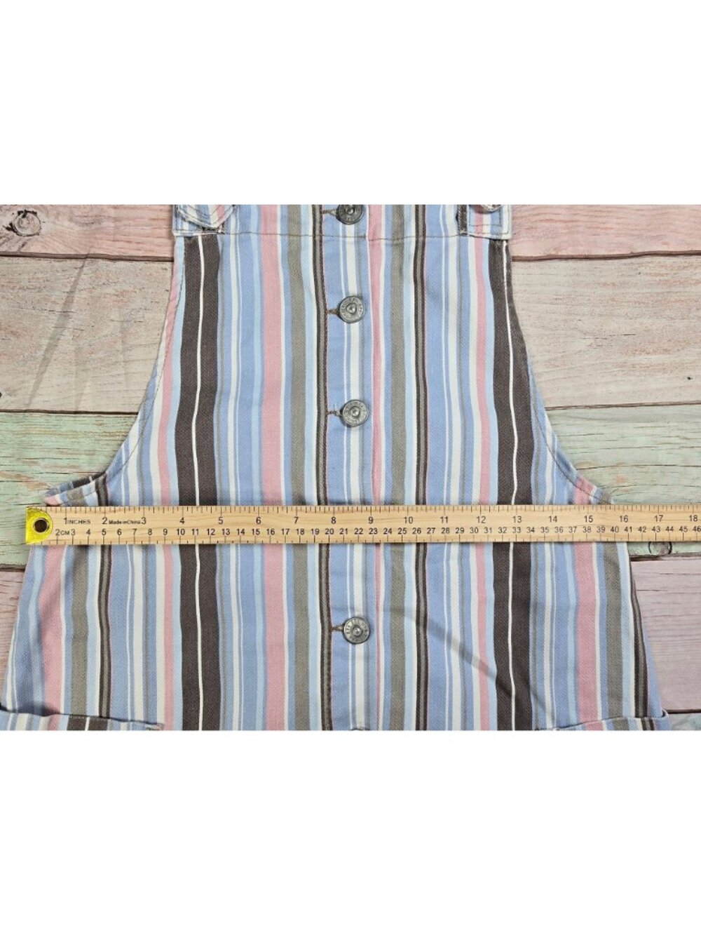 BDG Urban Outfitters Womens Small Lollipop Stripe Skirtall Overall Dress - Picture 9 of 11